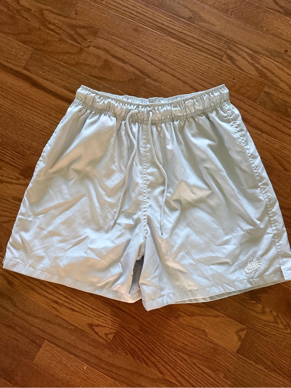 Nike Men's Light Blue Athletic Drawstring Shorts